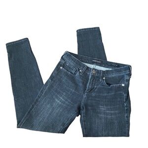 Banana Republic Black Washed Denim Skinny jeans 25
